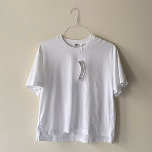 Uniqlo White Box T-Shirt